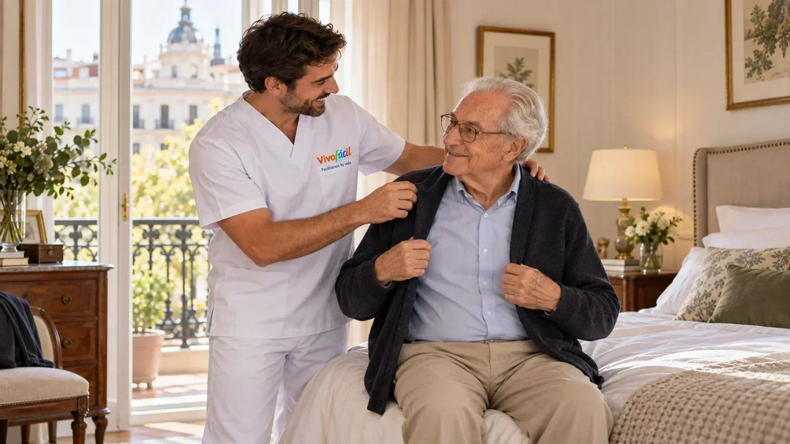 Cuidado de personas mayores en Madrid: servicio a domicilio
