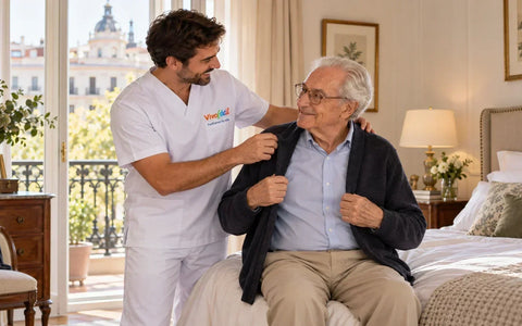 Cuidado de personas mayores en Madrid: servicio a domicilio