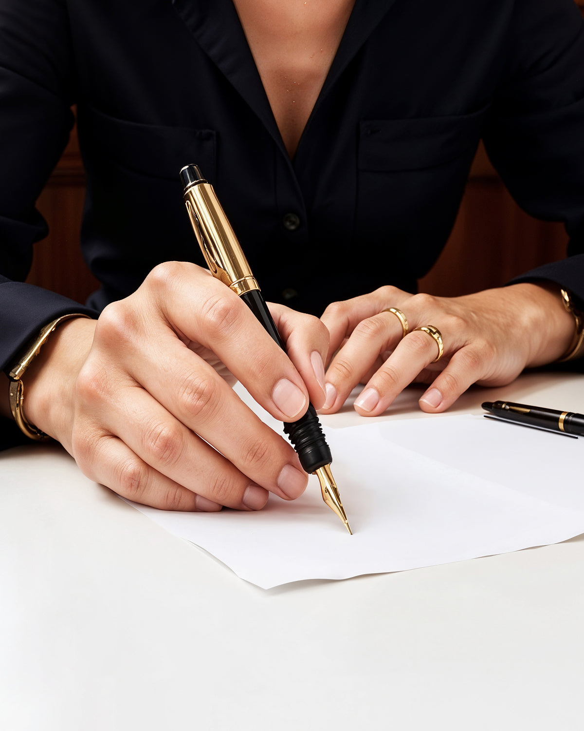 Firma de herencia ante notario tras asesoría legal personalizada
