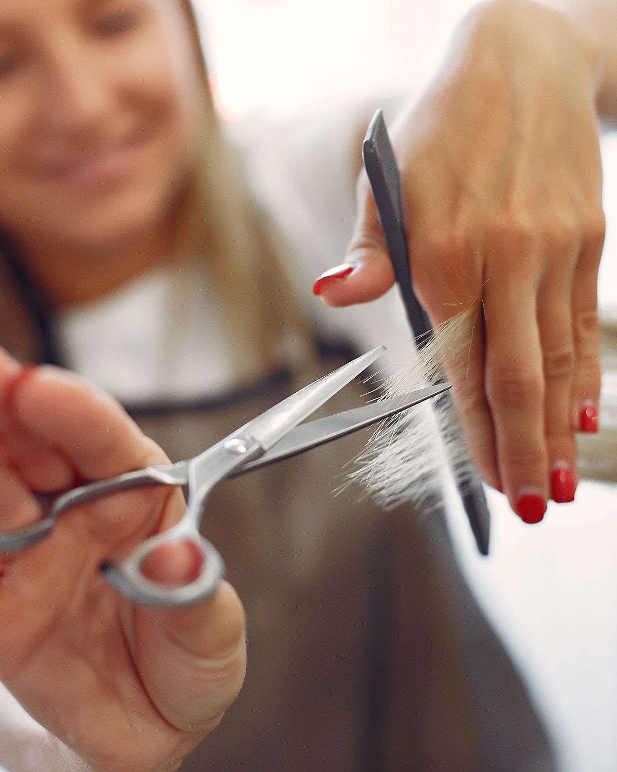 corte a domicilio con lavado y peinado profesional Vivofácil
